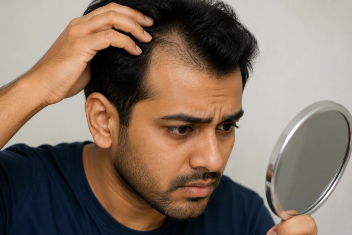 Hair fall and scalp assessment at OptiDerm